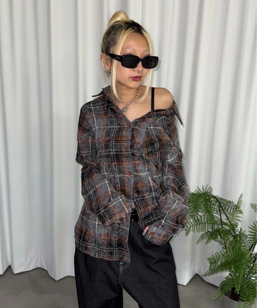 シャツ ラインストーンシャツ メンズ レディース : ZOZOTOWN Yahoo!店