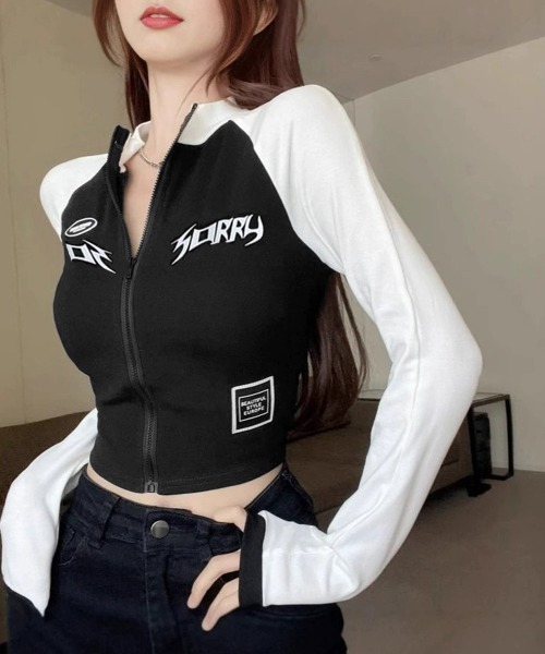 miniministore（ミニミニストア） tシャツ ロゴジップアップ