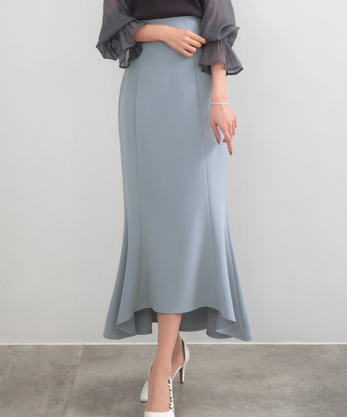 CENEA（セネア） ロングスカート X-LARGE ブルー レディース