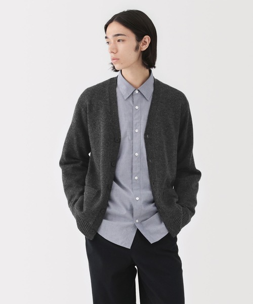無印良品（MUJI） カーディガン 紳士 洗えるウールミドルゲージV