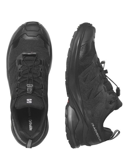 SALOMON（サロモン） ローカットスニーカー 23.0cm ブラック×ブラック