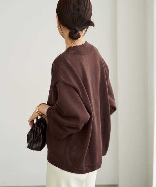 plage（プラージュ） Vネックニット FREE ベージュ レディース