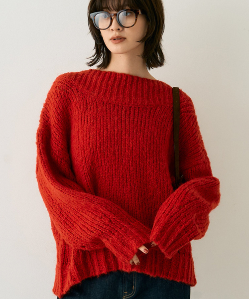 美品　ルージュヴィフ　ニット　セーター Rouge vif Anna（ルージュヴィフアンナ） ニット セーター ロービング