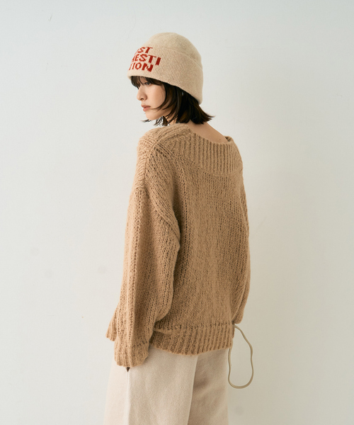 Rouge Vif コットンニット Rouge vif（ルージュ ヴィフ） ニット セーター 「新色追加」シルク混