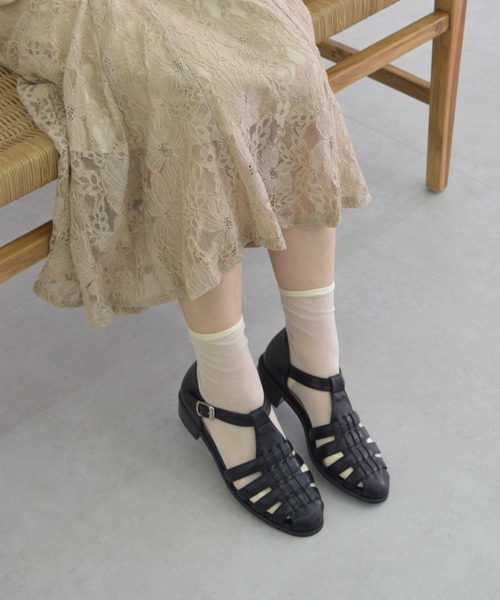 「Bridget Birkin」 フラットサンダル 23 アイボリー レディース_画像8