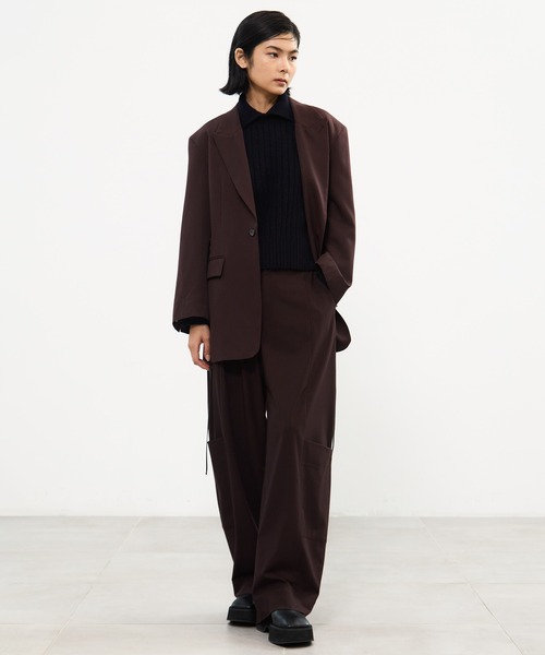 【STUDIOUS/ステュディオス】オーバーサイズテーラードジャケット STUDIOUS（ステュディオス） コート アウター 「STUDIOUS/ステュディオ