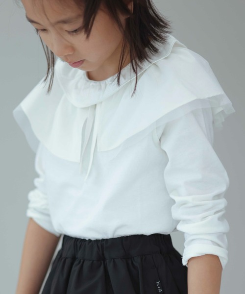 branshes(ブランシェス) つけ襟 付け襟 「b.+A」金子綾/チュール付け branshes(ブランシェス) つけ襟 付け襟 「b.+A」金子綾/チュール付け