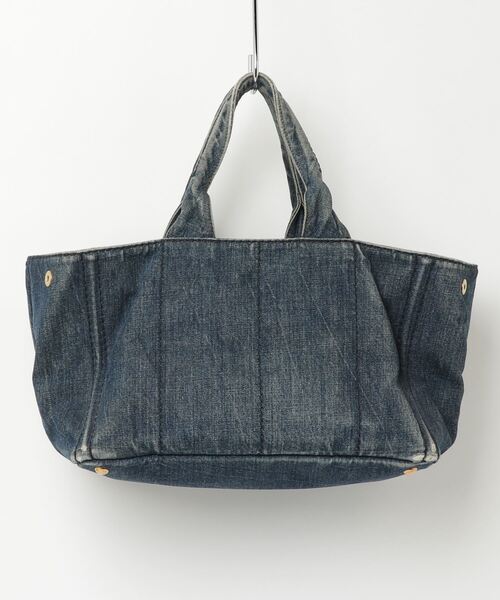 プラダ⭐︎カナパ デニム トートバッグ PRADA 「PRADA」 カナパ デニム