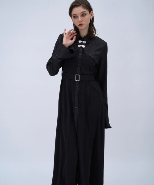 HARE ジャガードチャイナボレロワンピース　ブラック HARE ジャガードチャイナボレロワンピース ブラック - メルカリ