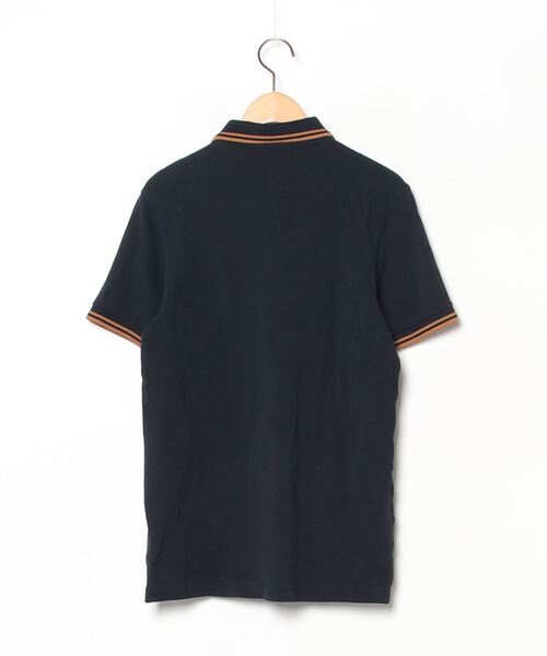 「FRED PERRY」 半袖ポロシャツ S ネイビー レディースの画像