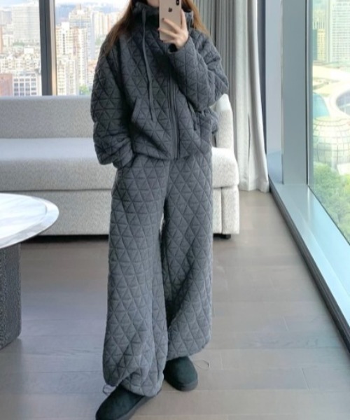 emi+ セットアップ キルティングセットアップ レディース : ZOZOTOWN