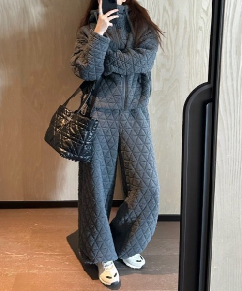 emi+ セットアップ キルティングセットアップ レディース : ZOZOTOWN