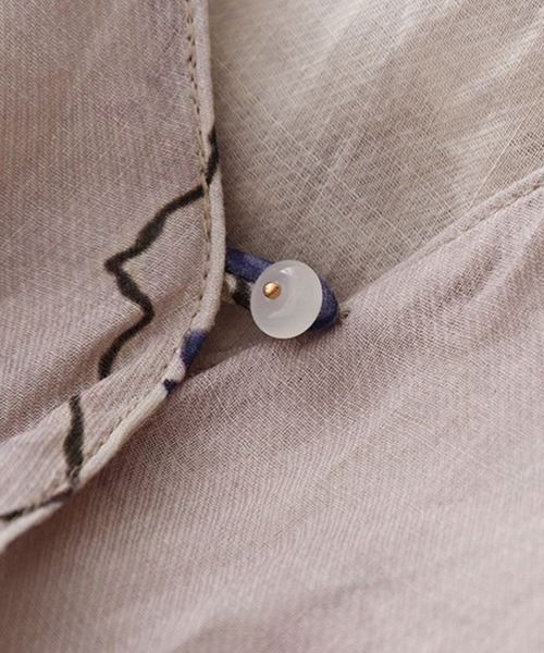 「CADBURY」 半袖ワンピース MEDIUM ブルー レディース_画像6