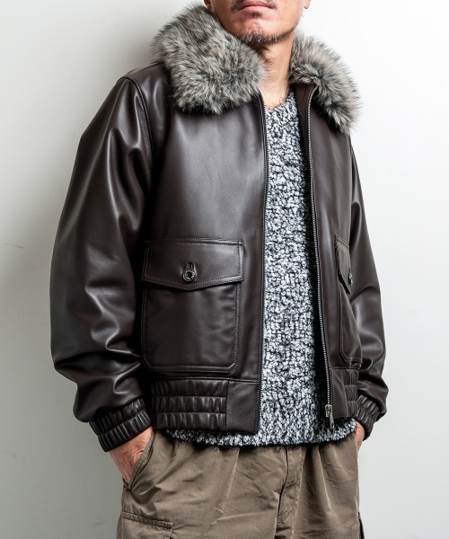 ジャケット・アウター baffalo bobs leather jacket size2 Buffalo Bobs Multi Zipper Leather Jacket – Paroxa