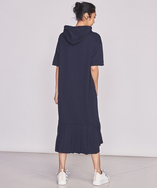 「ESSENTIAL」 半袖ワンピース 38 ピンクベージュ レディース_画像5