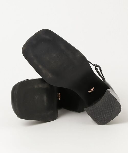 「Didot.showroom」 ヒールサンダル 25cm ブラック レディース_画像3