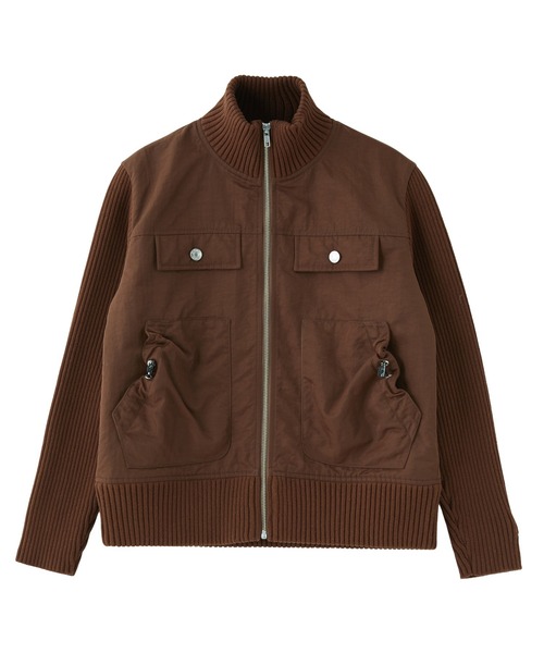 X-girl（エックスガール） ブルゾン アウター RIBBED SLEEVE WOVEN