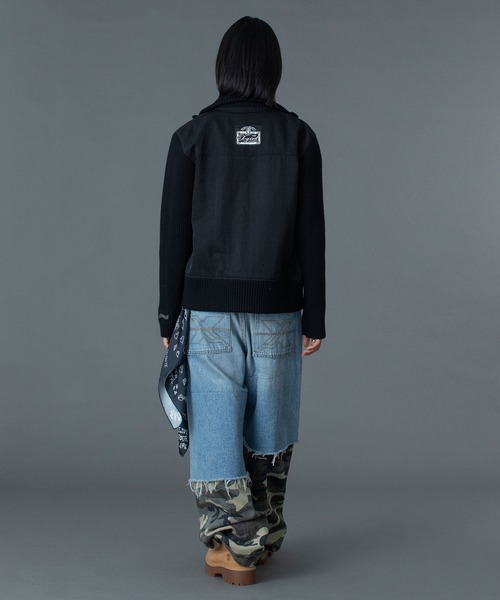 X-girl（エックスガール） ブルゾン アウター RIBBED SLEEVE WOVEN