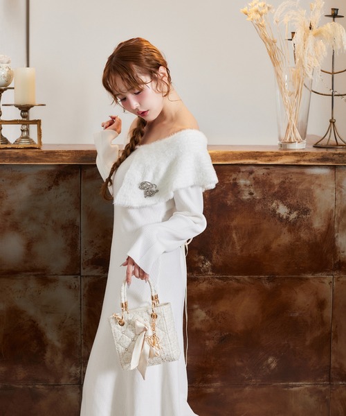 NICE CLAUP ワンピース　(カプチーノ) one after another NICE CLAUP（ワンアフターアナザーナイスクラップ