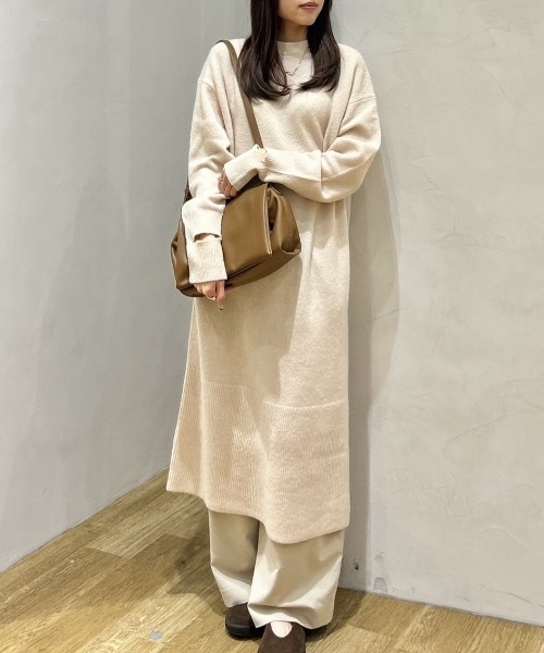スタイルミキサー（STYLEMIXER）/ルーズウールニットワンピース STYLEMIXER（スタイルミキサー） ワンピース ルーズウールニット
