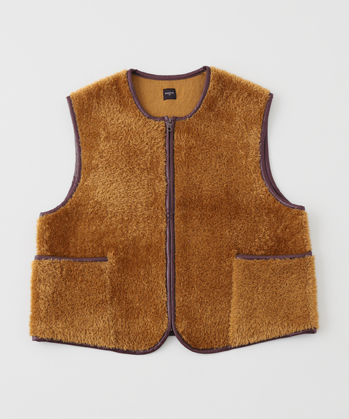 EDIFICE（エディフィス） ブルゾン アウター パイピング ファー ベスト