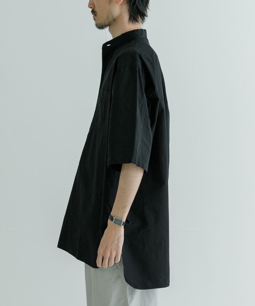 「MASTER&Co」 半袖シャツ 3 ブラック メンズ_画像9