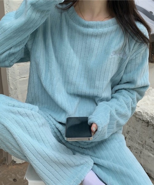 Sally Lunn パジャマ ルームウェア もこもこルームウェア レディース