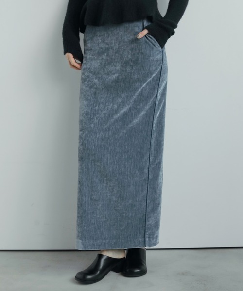 anuke（アンヌーク） スカート Velvet Straight Skirt : ZOZOTOWN