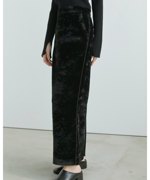 anuke（アンヌーク） スカート Velvet Straight Skirt : ZOZOTOWN