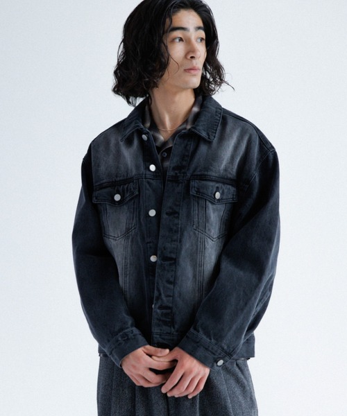 SINSS デニムジャケット SMALL ブラック メンズ : ZOZOTOWN Yahoo!店