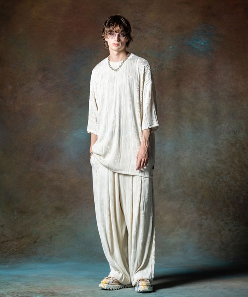 glamb（グラム） イージーパンツ S ホワイト メンズ : ZOZOTOWN Yahoo