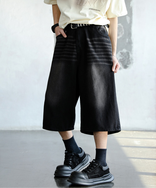 「neos」 デニムパンツ MEDIUM ダークインディゴブルー メンズ_画像6