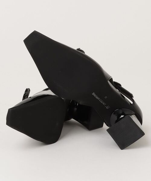 「SY UNITED ARROWS」 ヒールサンダル 24.5cm ブラック レディース_画像3