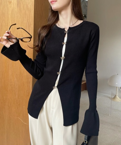 Ada. ニットカーディガン FREE アイボリー レディース : ZOZOTOWN