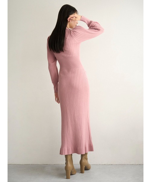 SNIDEL（スナイデル） 長袖ワンピース FREE ブラック レディース