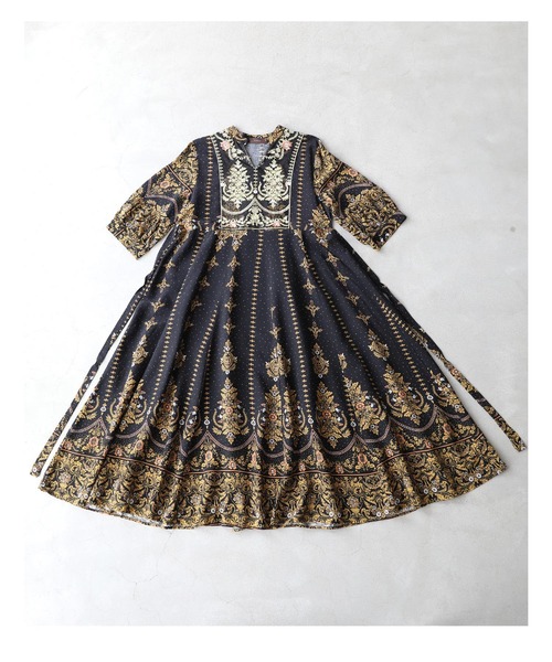 「CAWAII」 7分袖ワンピース FREE ブラック レディース_画像5