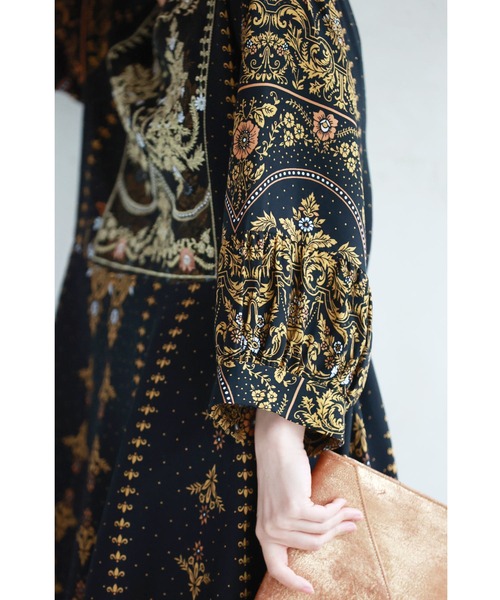 「CAWAII」 7分袖ワンピース FREE ブラック レディース_画像7