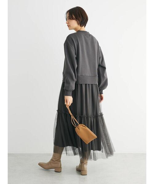 「Sugar spoon」 ドッキングワンピース FREE ベージュ レディース_画像9