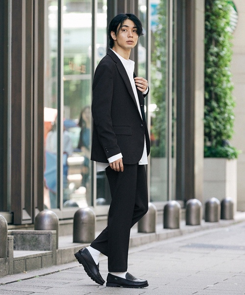 「417 EDIFICE」 セットアップ MEDIUM ブラック メンズ_画像3