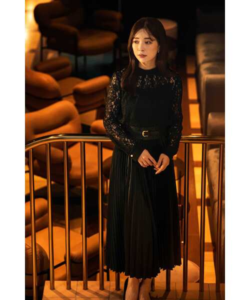 PINKY&DIANNE（ピンキー アンド ダイアン） 長袖ブラウス 38 ブラック