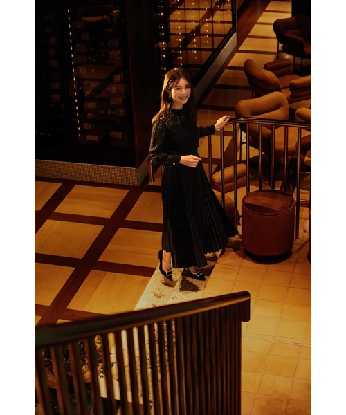 PINKY&DIANNE（ピンキー アンド ダイアン） 長袖ブラウス 38 ブラック