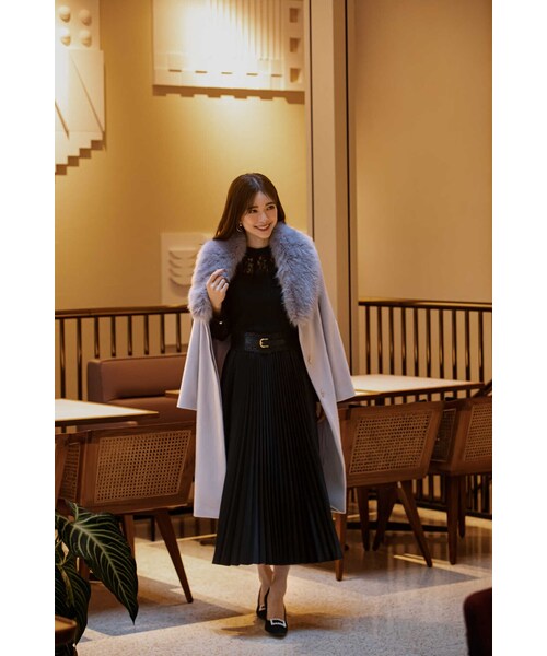 PINKY&DIANNE（ピンキー アンド ダイアン） 長袖ブラウス 38 ブラック