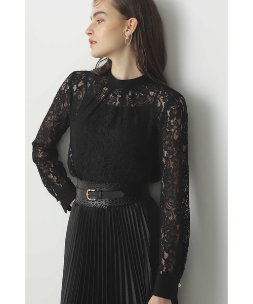 PINKY&DIANNE（ピンキー アンド ダイアン） 長袖ブラウス 38 ブラック