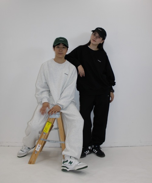 「BROKEN BASE」 スウェットパンツ MEDIUM ネイビー メンズ_画像5