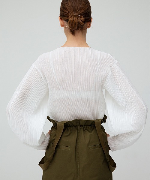 「leinwande」 長袖カットソー ONE SIZE ホワイト レディース_画像2