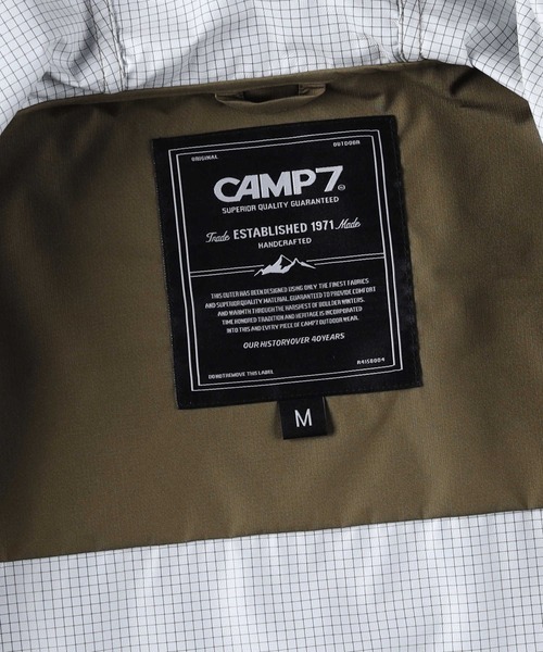 「CAMP7」 マウンテンパーカー L オリーブ メンズ_画像4
