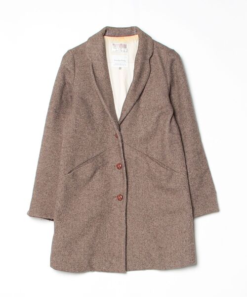 HARRIS TWEED（ハリスツイード） チェスターコート M ブラウン