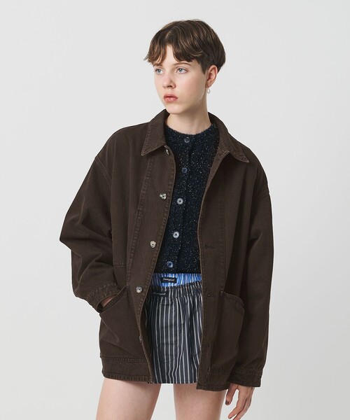 H BEAUTY&YOUTH UNITED ARROWS カバーオール 「H」オーバーダイ デニム