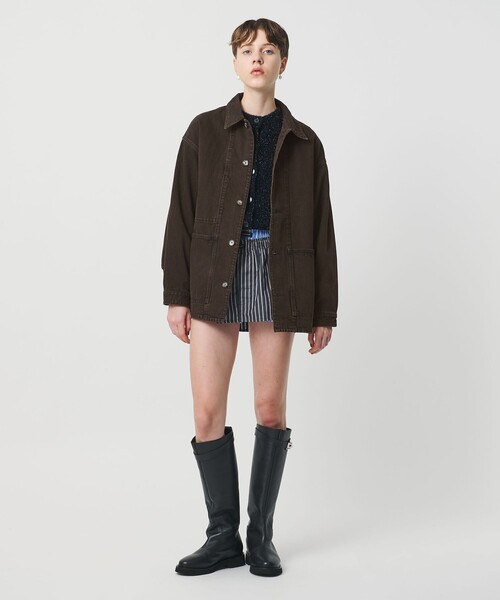 H BEAUTY&YOUTH UNITED ARROWS カバーオール 「H」オーバーダイ デニム