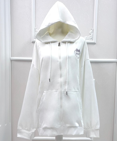 mine by LAFARY パーカー スウィートキーパーカー レディース